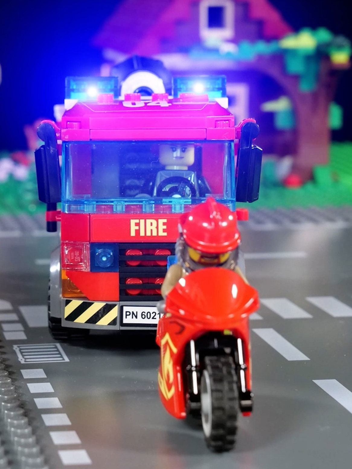 Feuerwehreinsatz in der Legostadt